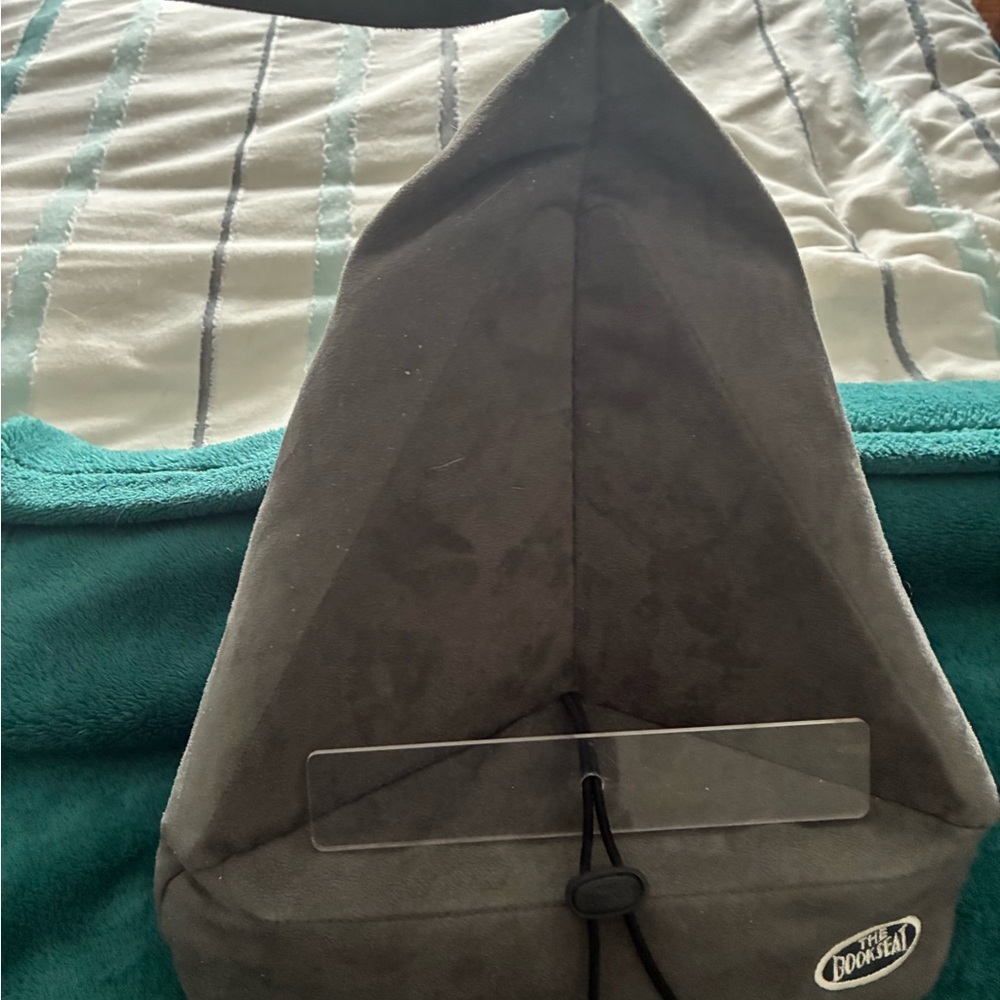 Gray Reading Pillow